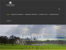 Tablet Screenshot of lowther.co.uk